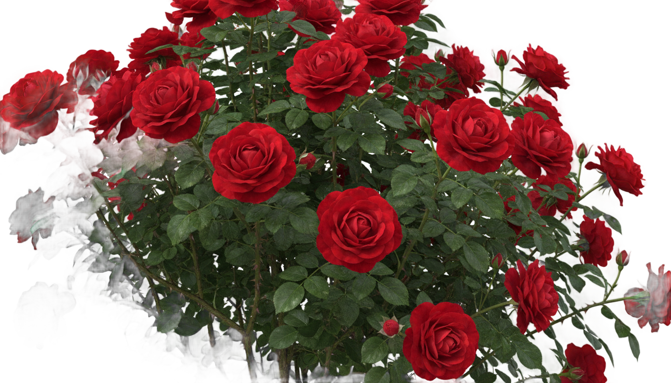 rose bush png PNG transparent background