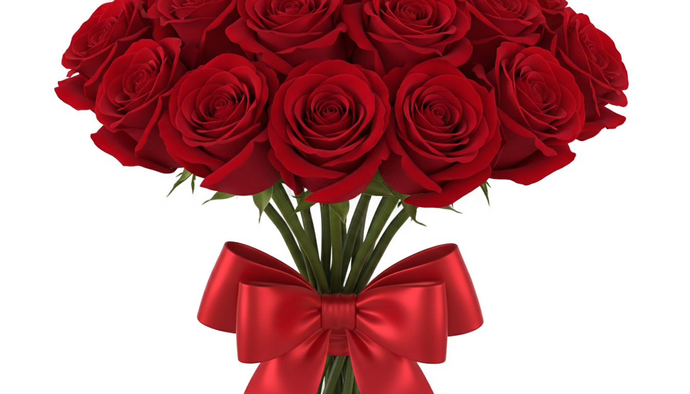 red rose bouquet png PNG transparent background