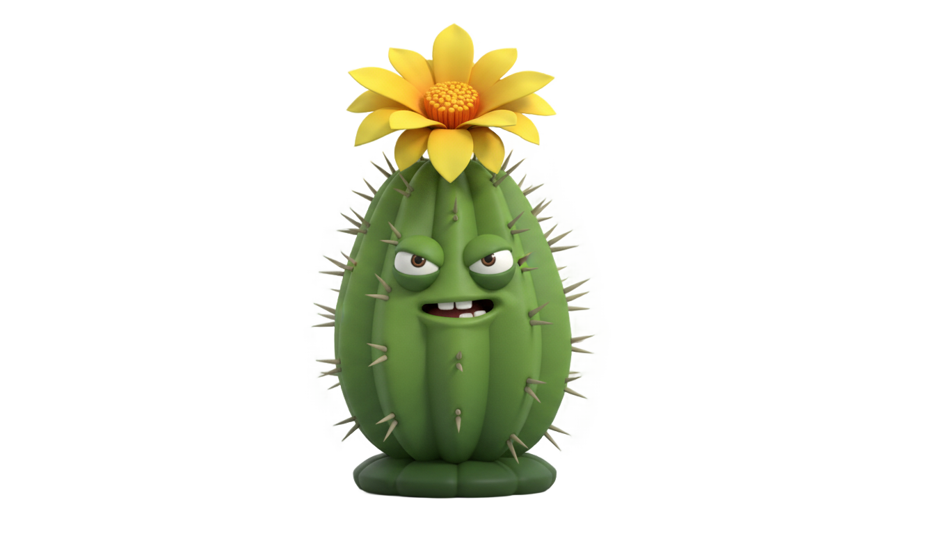 cactus pvz png PNG transparent background