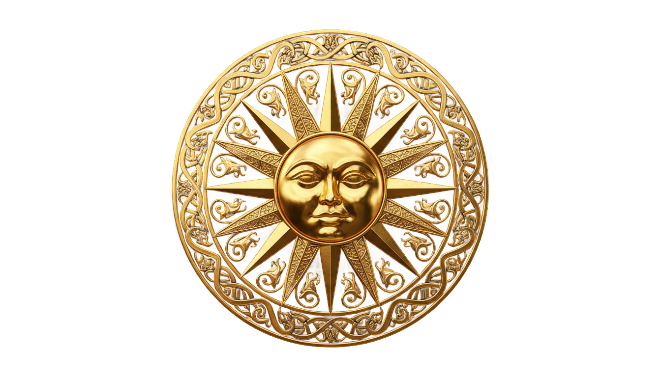 golden dawn logo black clover png PNG transparent background