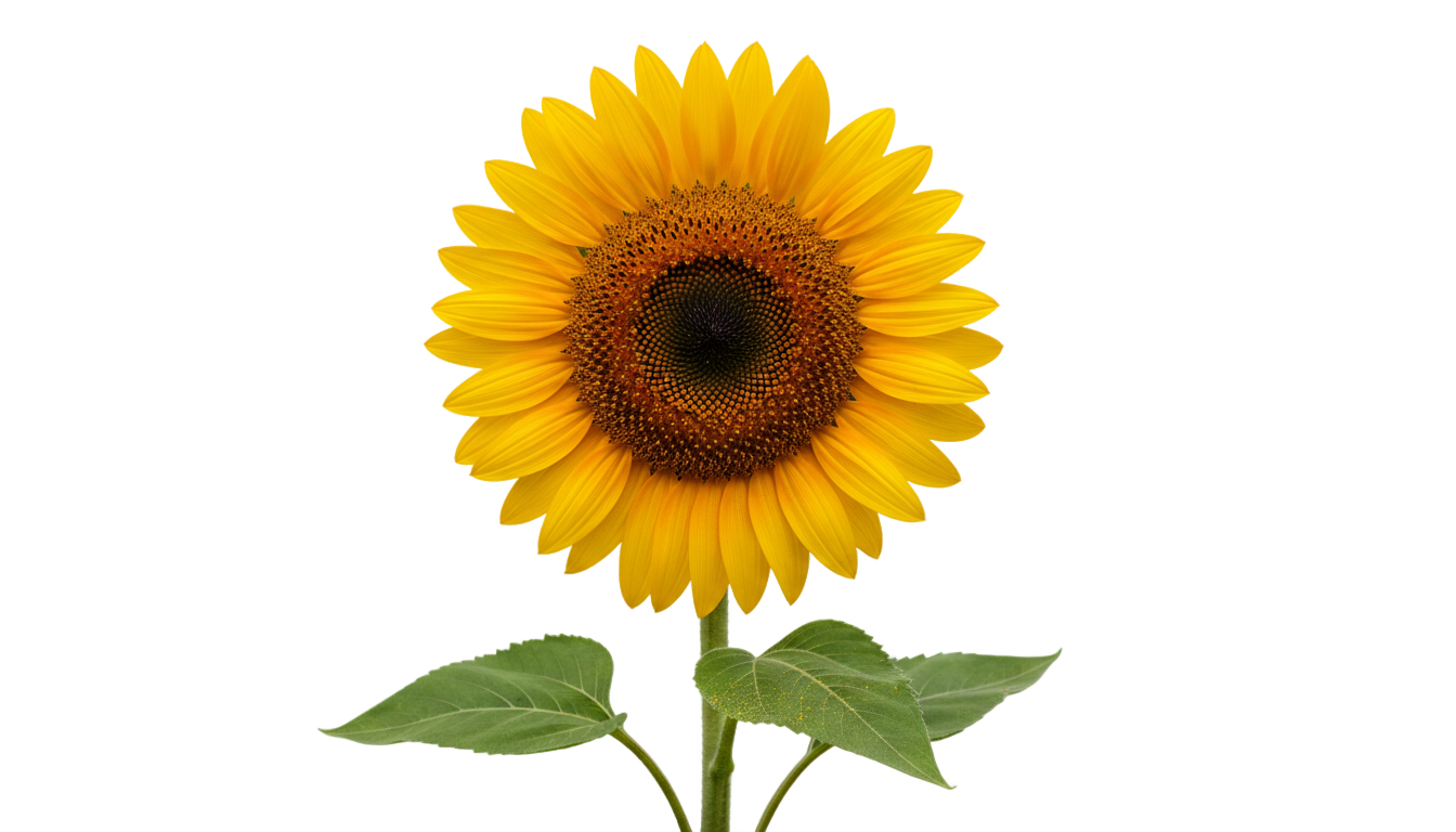 sunflower art png PNG transparent background