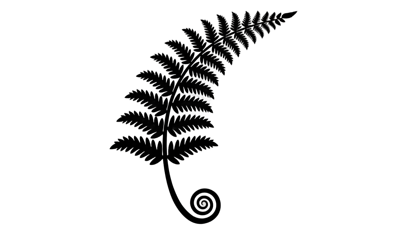black fern png PNG transparent background