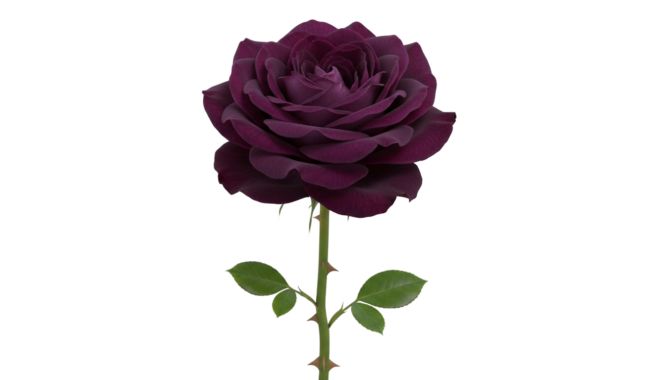 purple rose png PNG transparent background