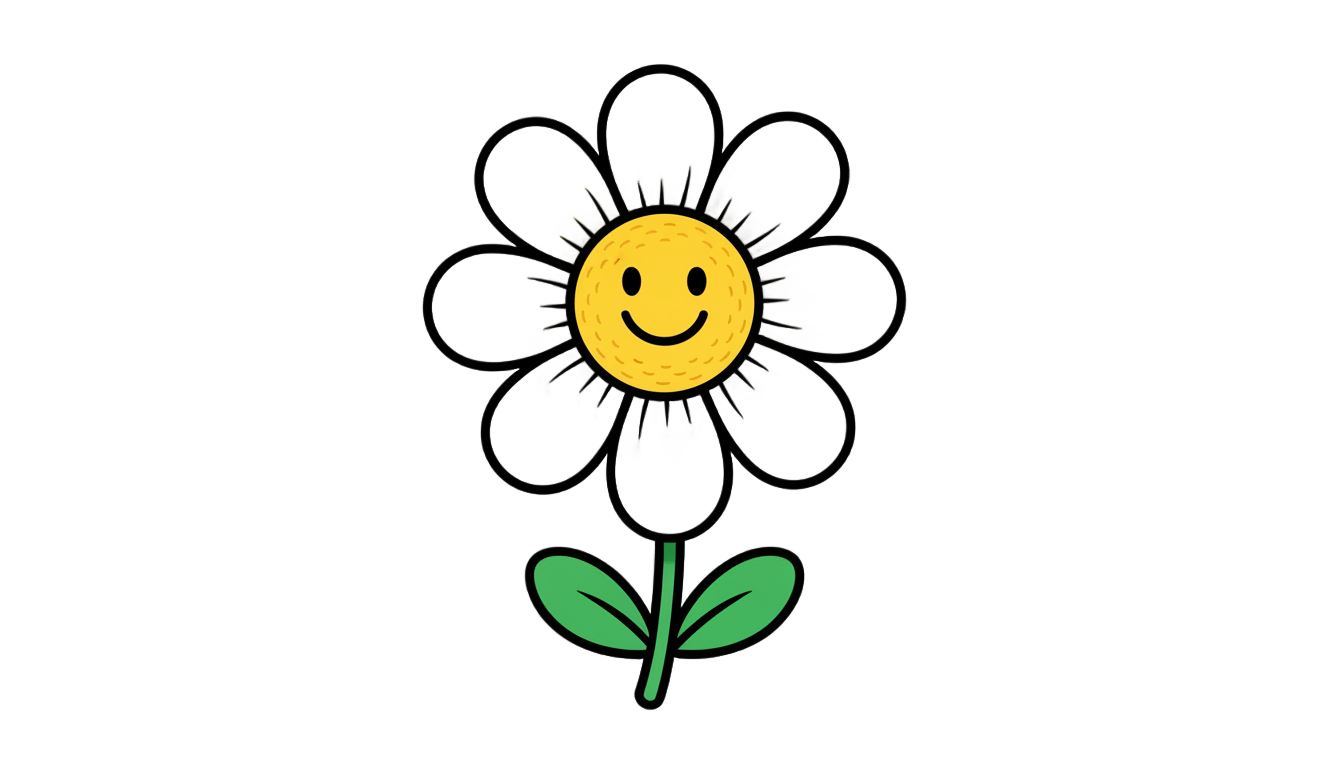 daisy emoji png PNG transparent background