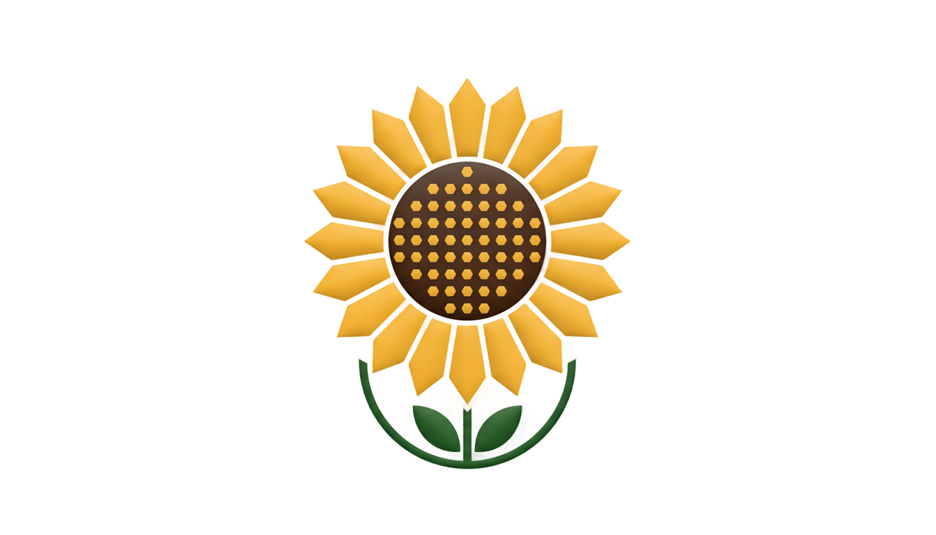 sunflower logo png PNG transparent background