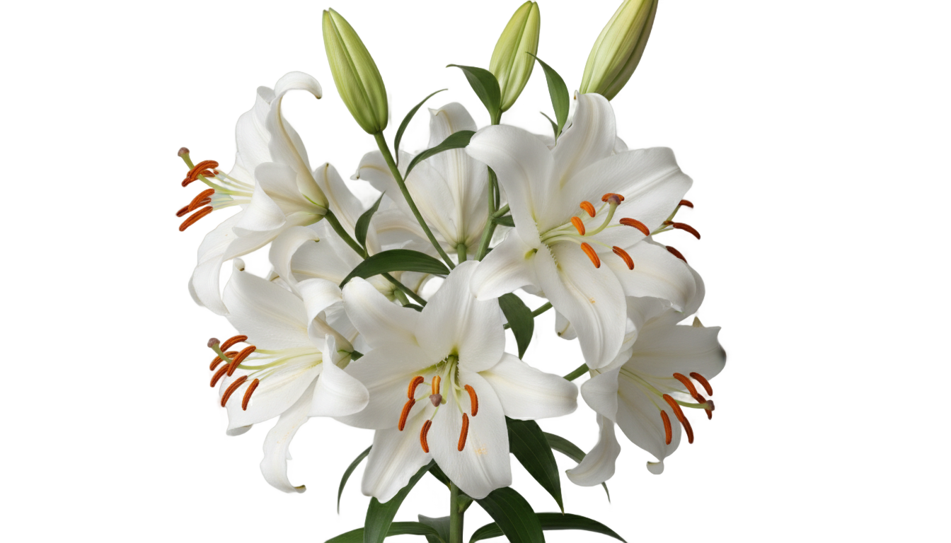 lily flowers png PNG transparent background