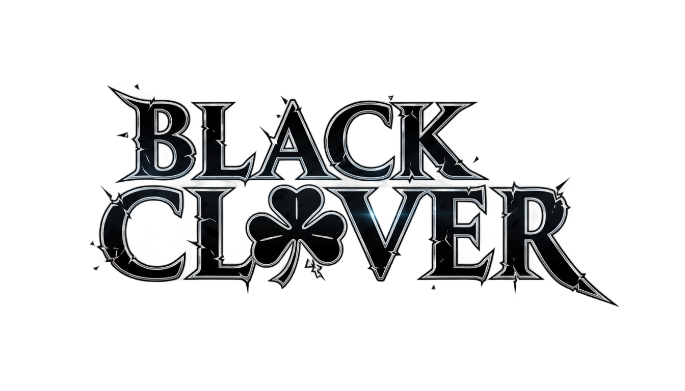 black clover title png PNG transparent background