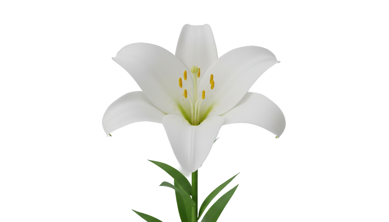 white lily png PNG transparent background