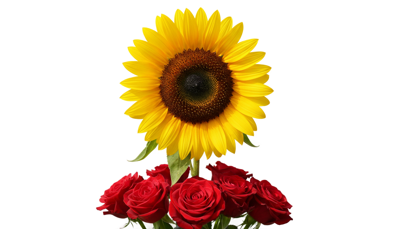 in a world full of roses be a sunflower png PNG transparent background