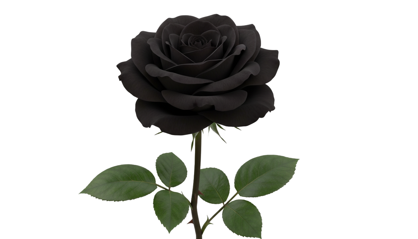 black rose png PNG transparent background