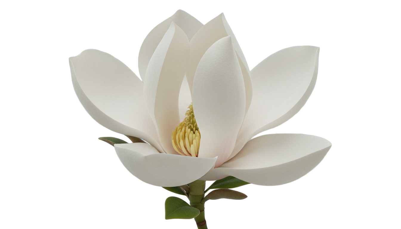magnolia flower png PNG transparent background