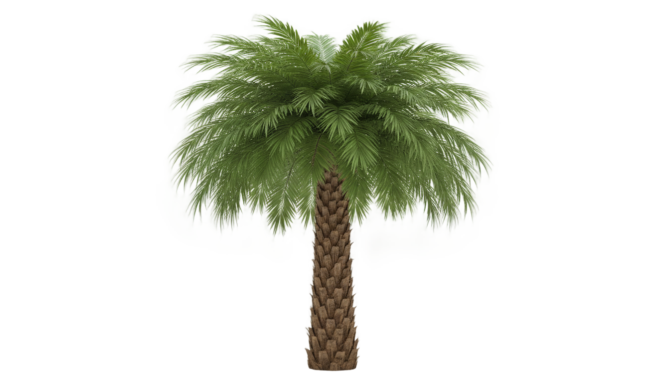 3d palm tree png PNG transparent background