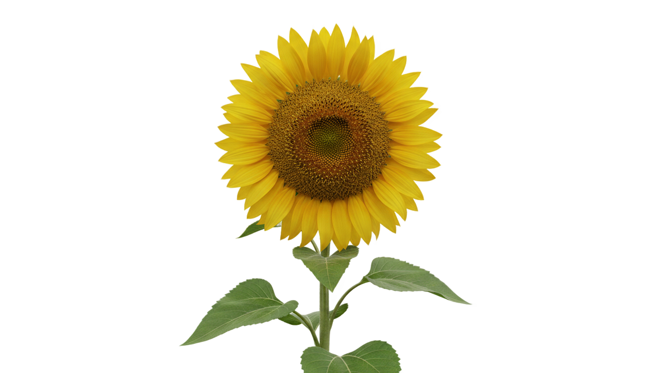 realistic sunflower png PNG transparent background