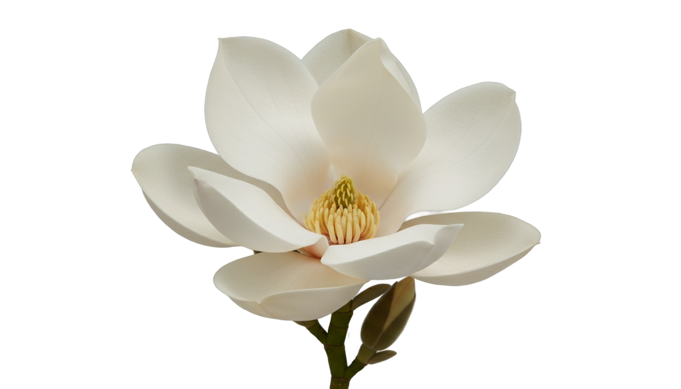 magnolia flower png PNG transparent background