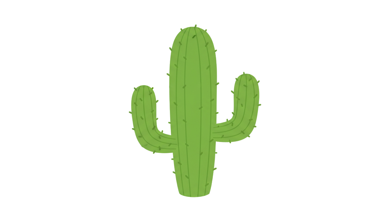 cactus emoji png PNG transparent background