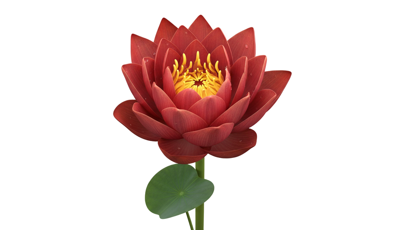 red lotus png PNG transparent background