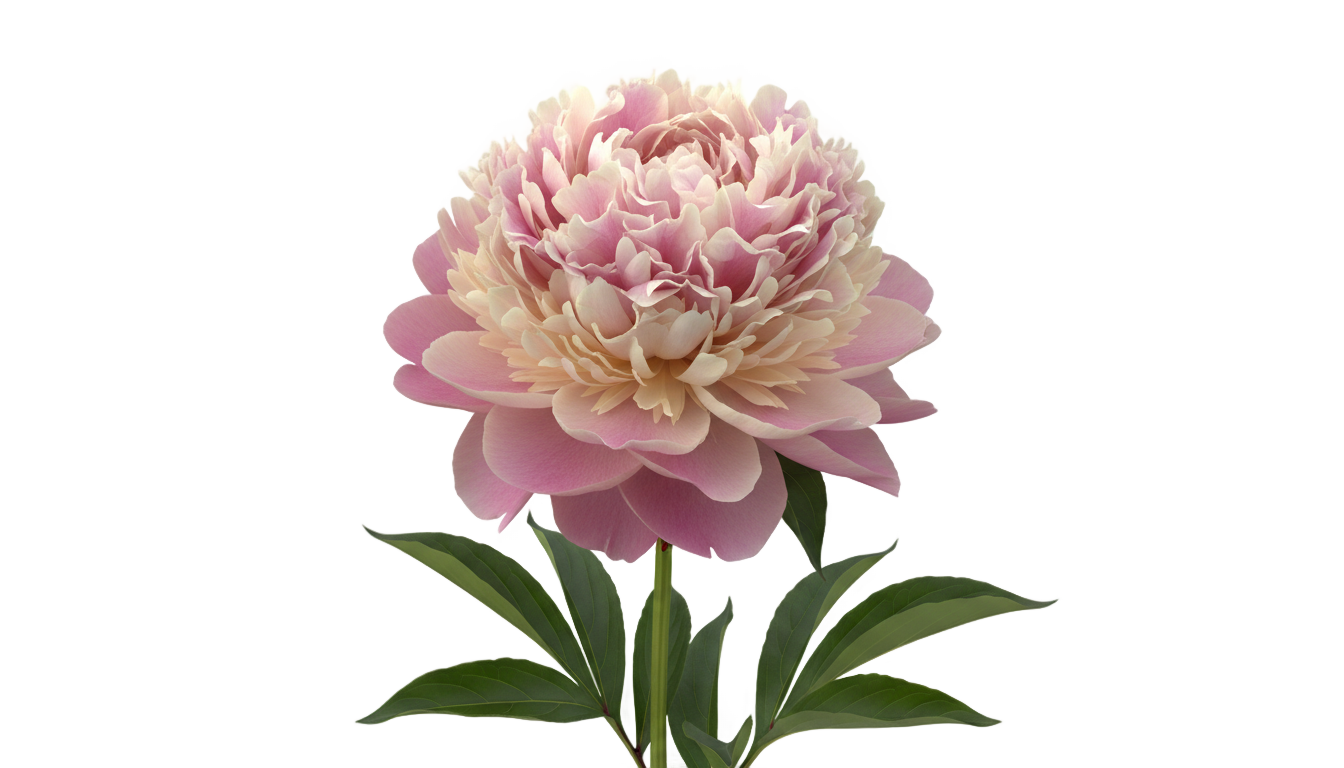 peony flower vector png PNG transparent background