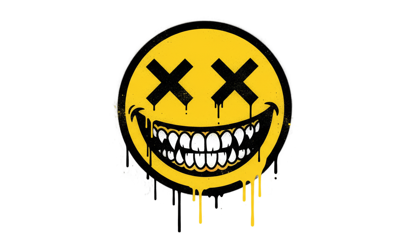 cactus jack smiley face png PNG transparent background