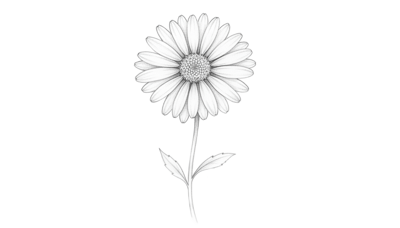 daisy sketch png PNG transparent background