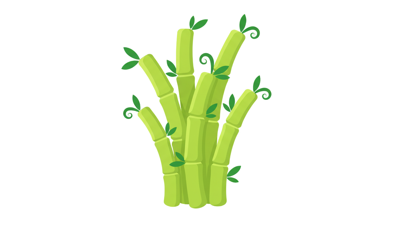 bamboo png cartoon PNG transparent background