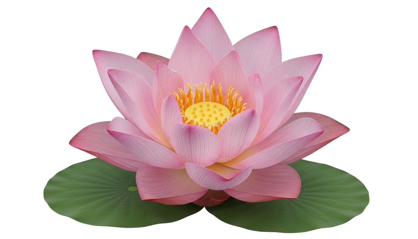 lotus flower illustration png PNG transparent background