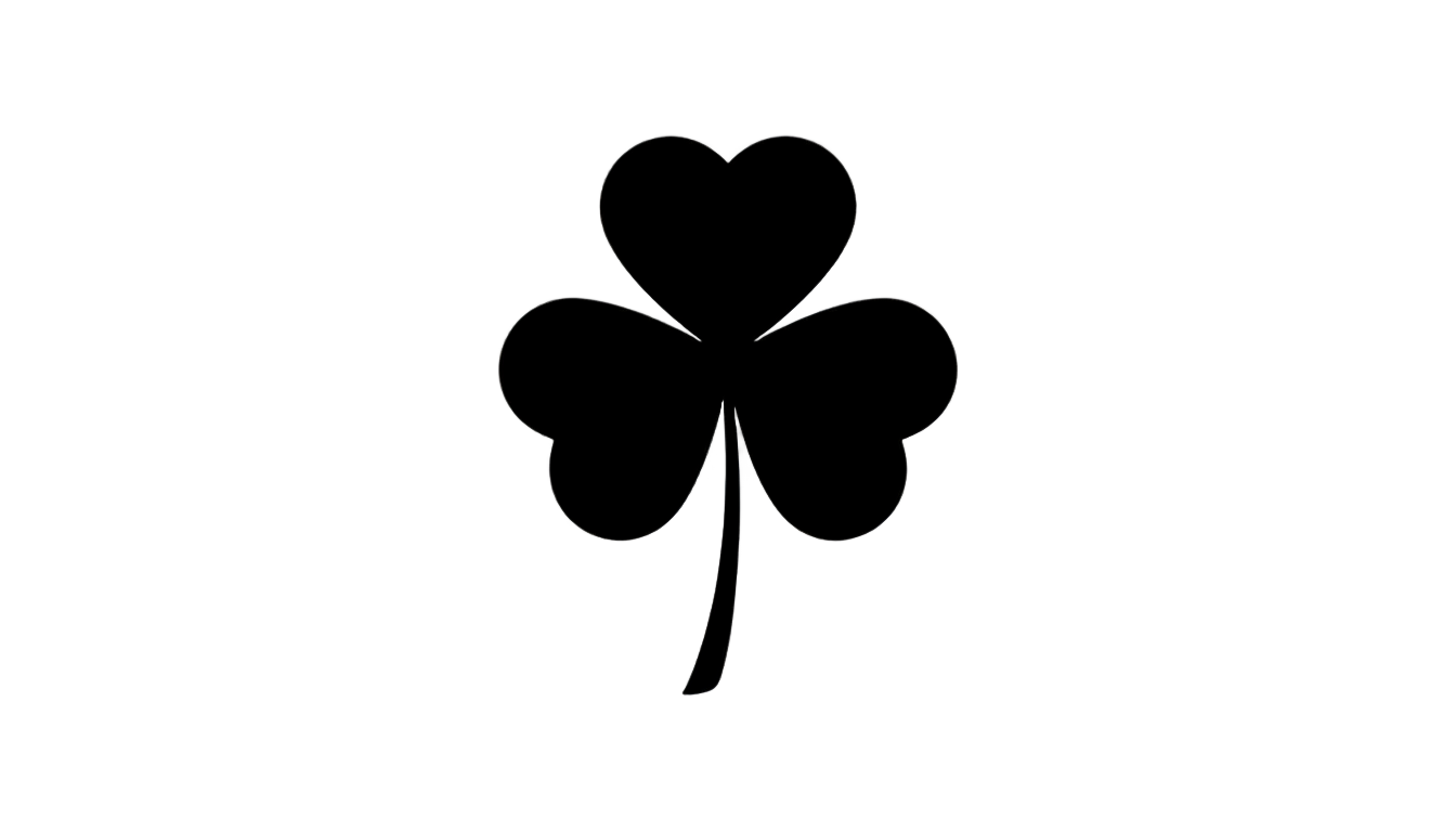 clover silhouette png PNG transparent background