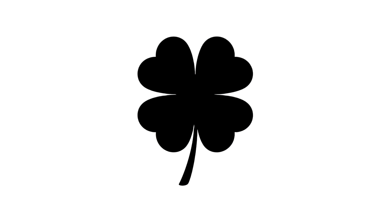 clover silhouette png PNG transparent background