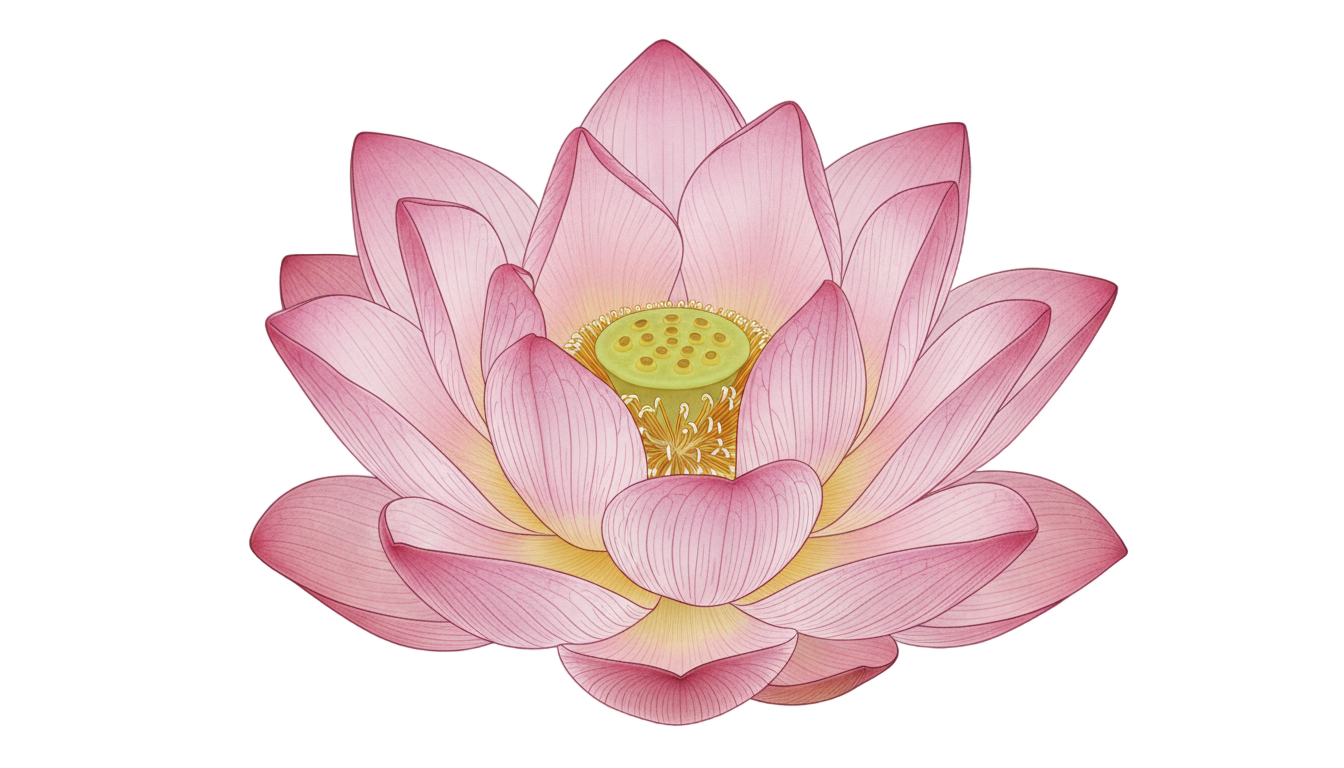 lotus flower drawing png PNG transparent background