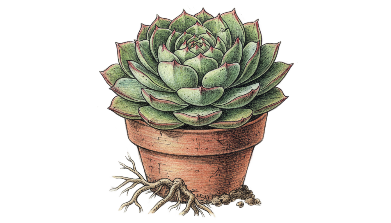 succulent drawing png PNG transparent background