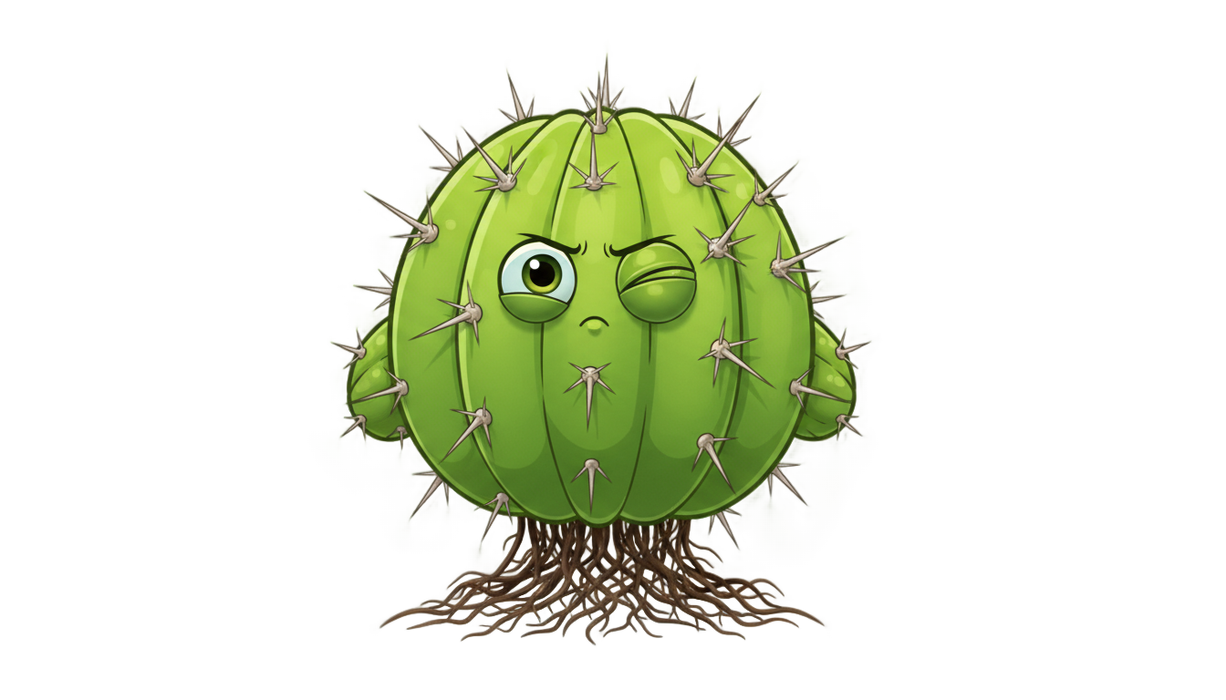 cactus plants vs zombies png PNG transparent background