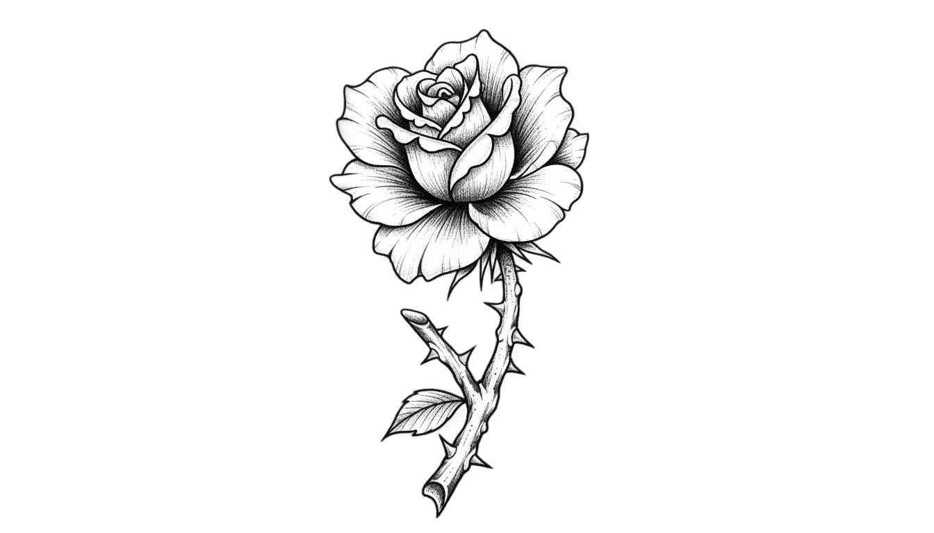 rose tattoos png PNG transparent background