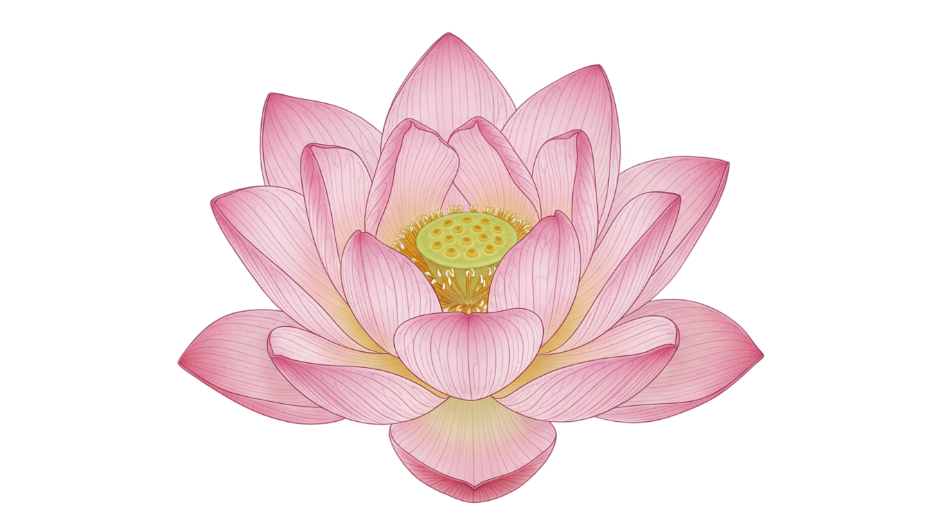 lotus flower drawing png PNG transparent background