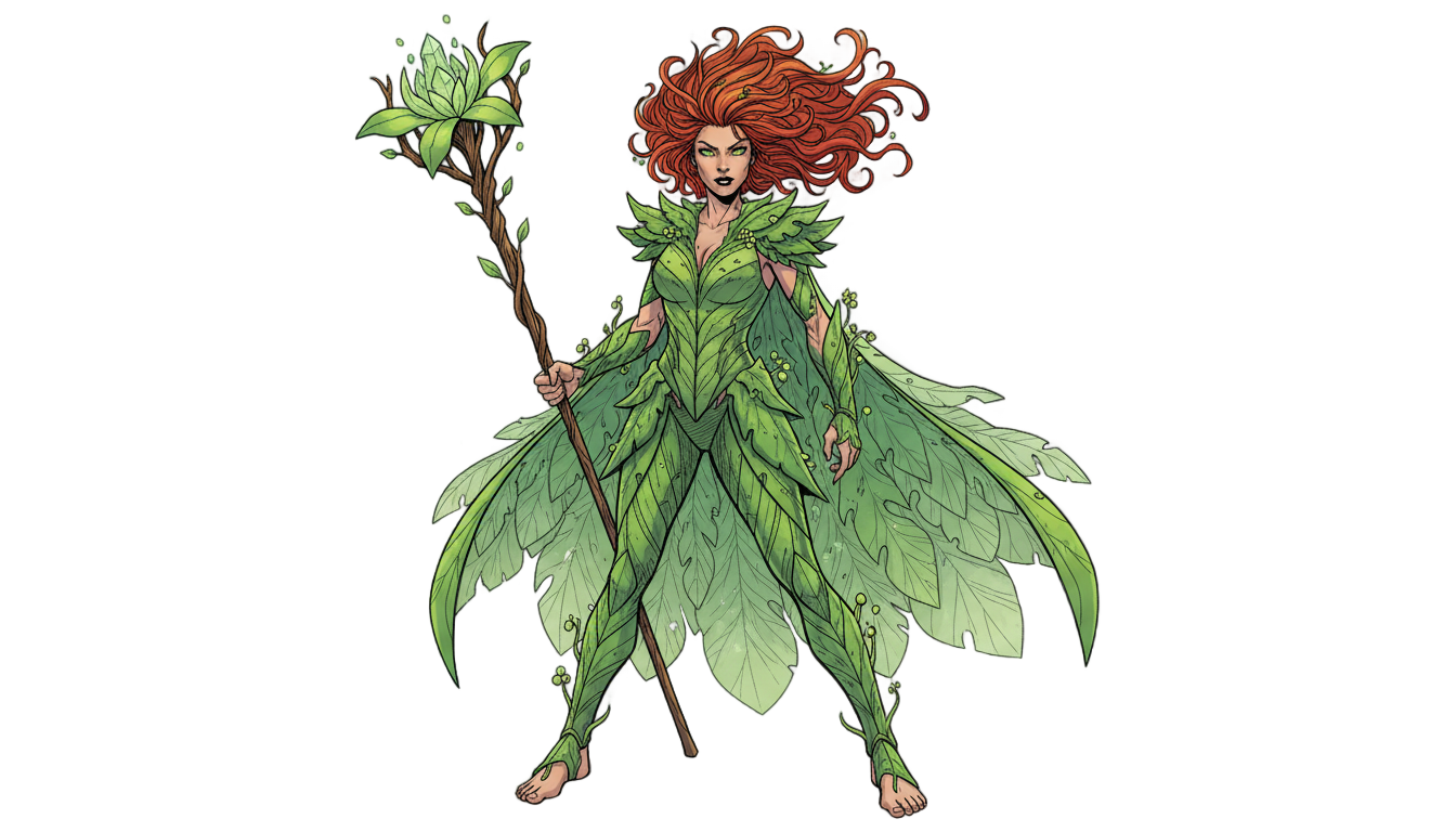poison ivy comic png PNG transparent background