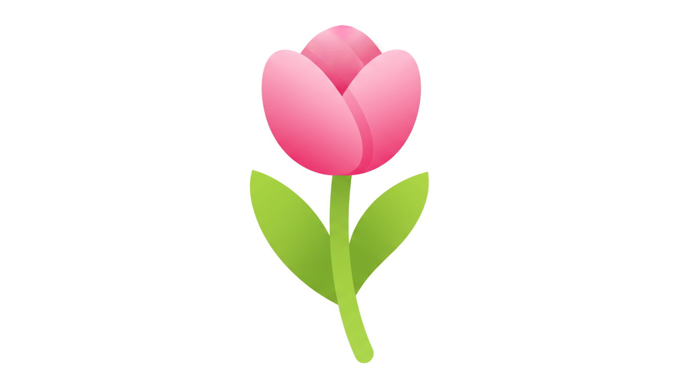tulip cartoon png PNG transparent background