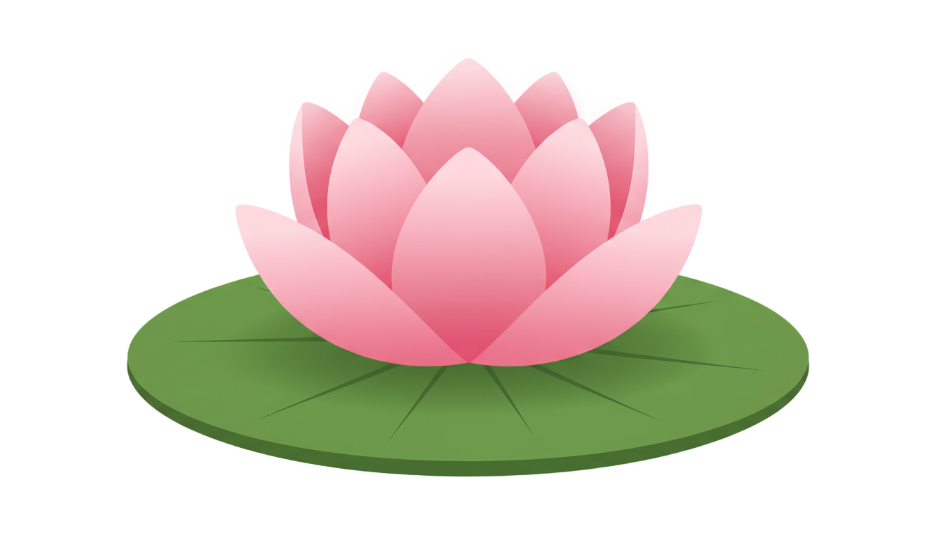 lotus cartoon png PNG transparent background