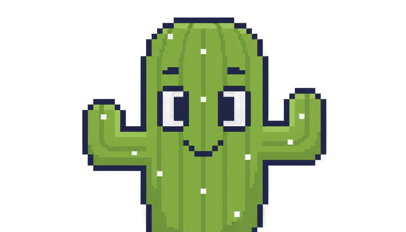 cactus game png PNG transparent background