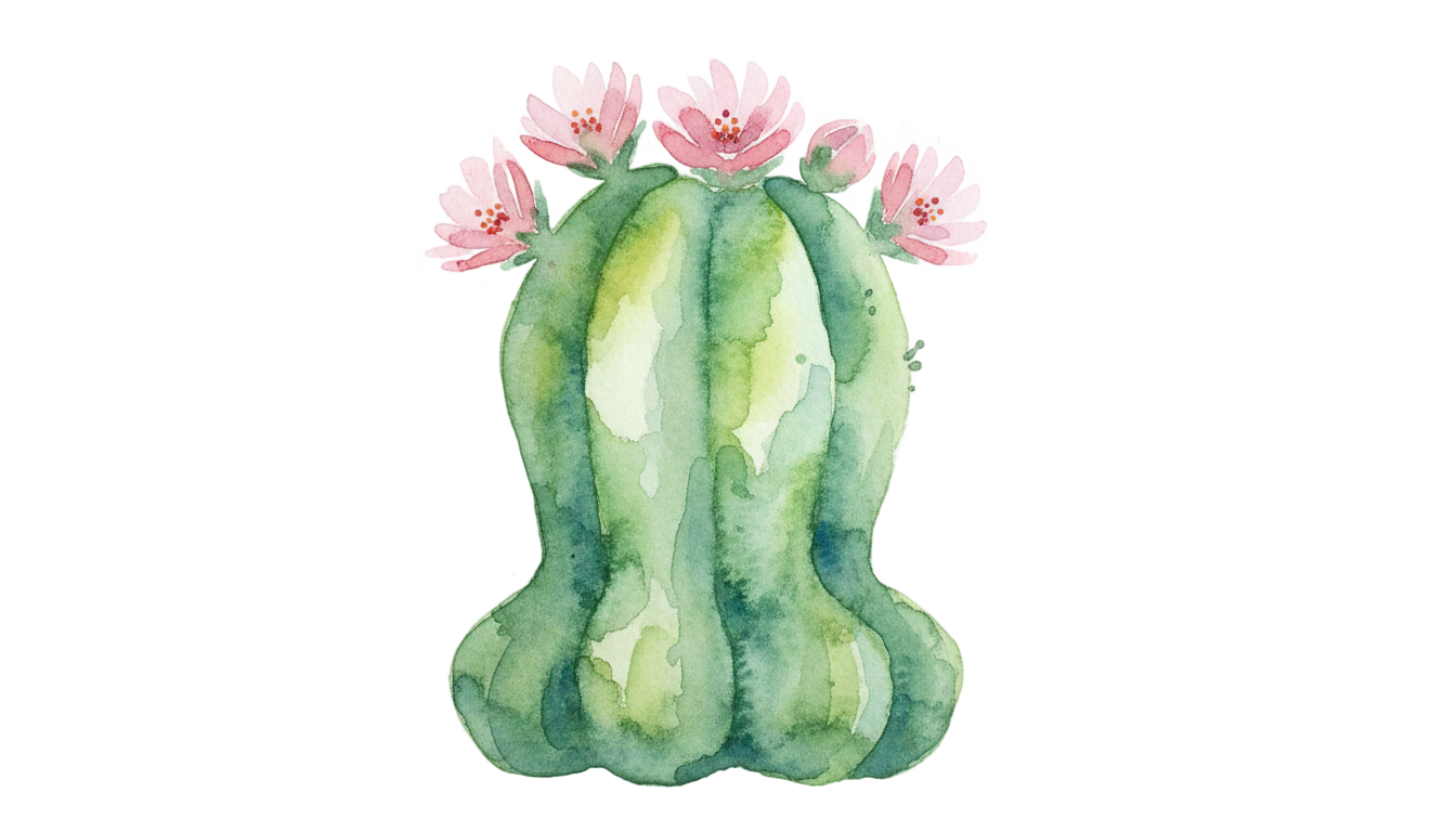 cactus acuarela png PNG transparent background