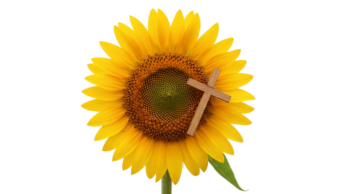 sunflower faith png PNG transparent background