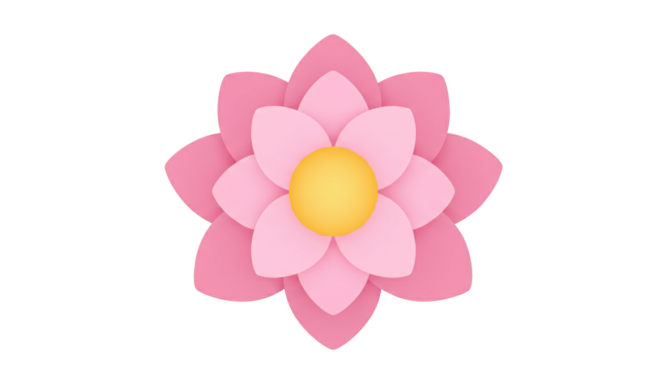 lotus flower emoji png PNG transparent background