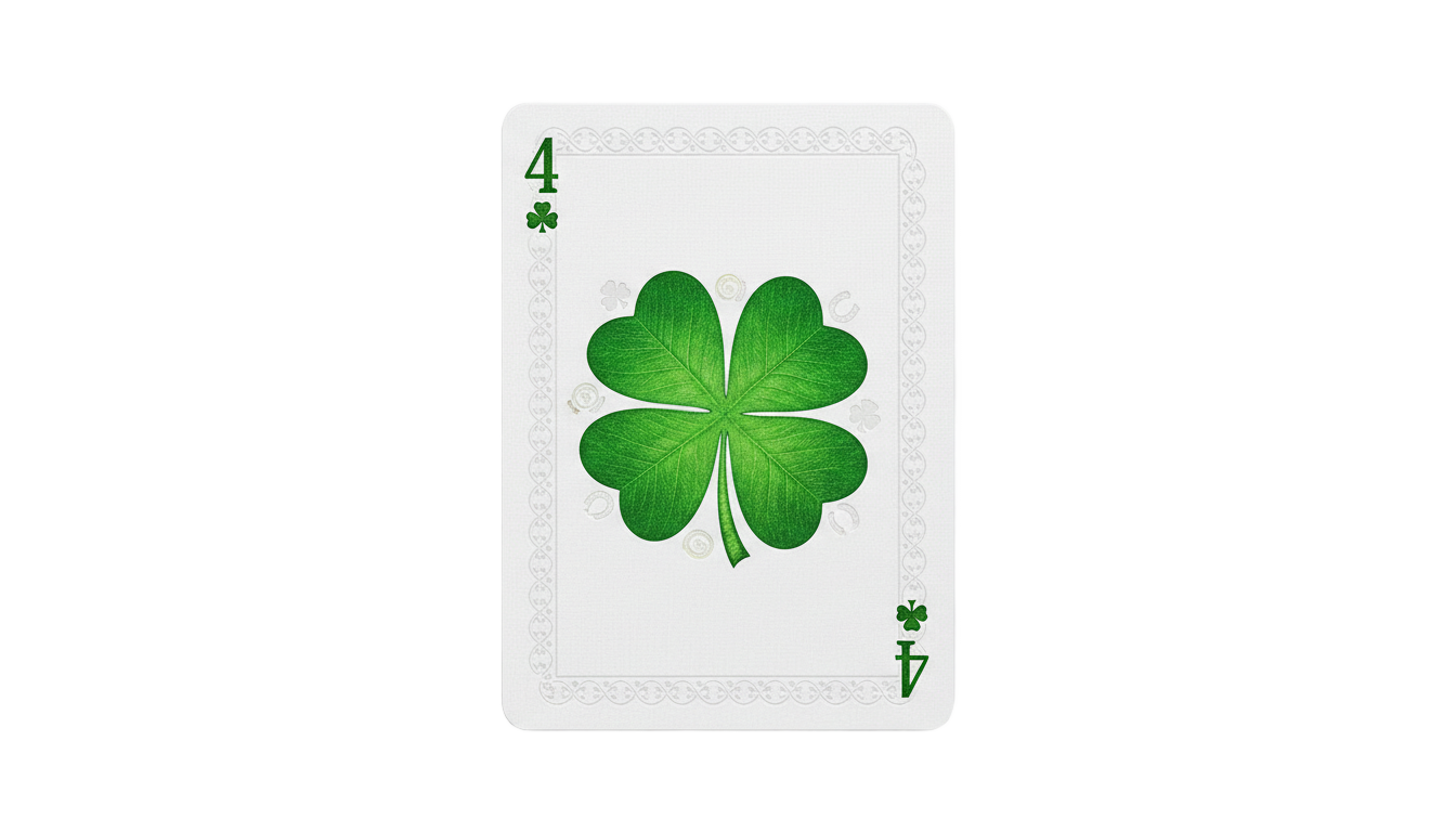 clover card png PNG transparent background