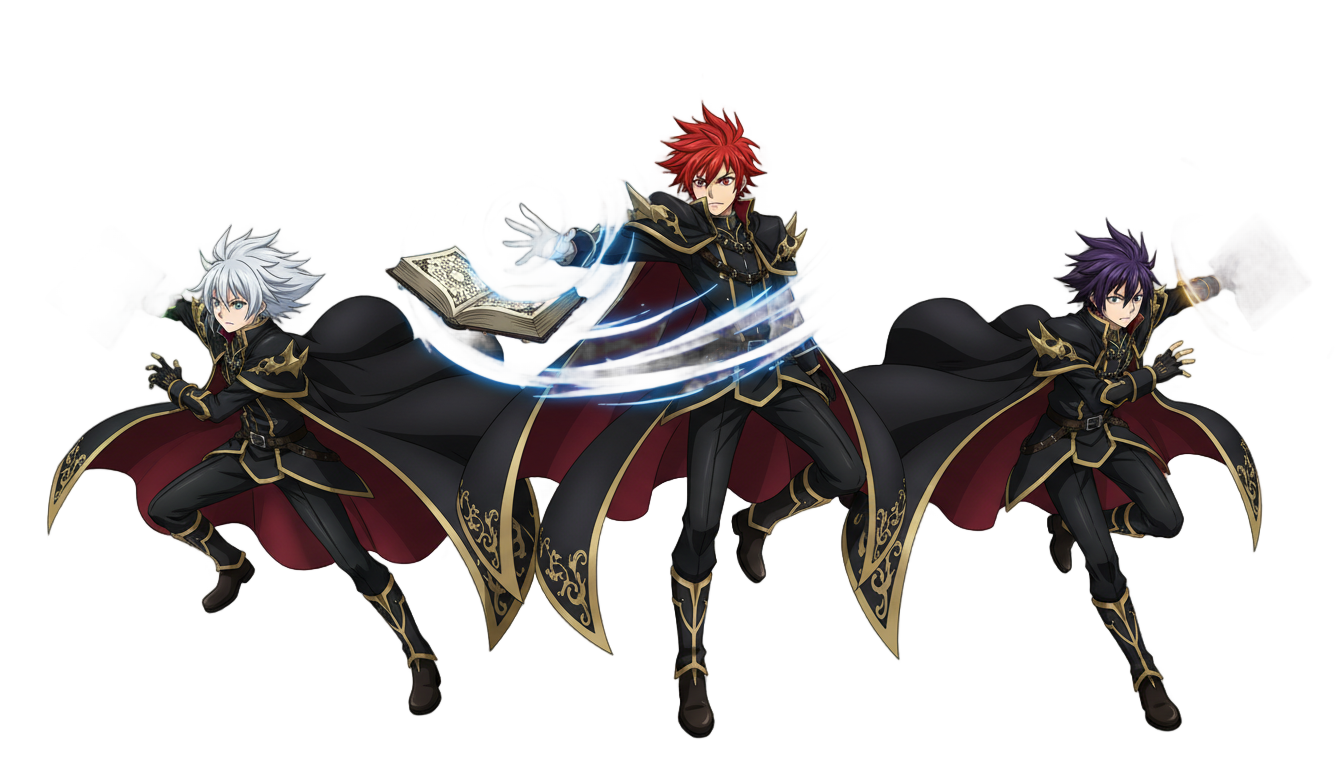 black clover characters png PNG transparent background