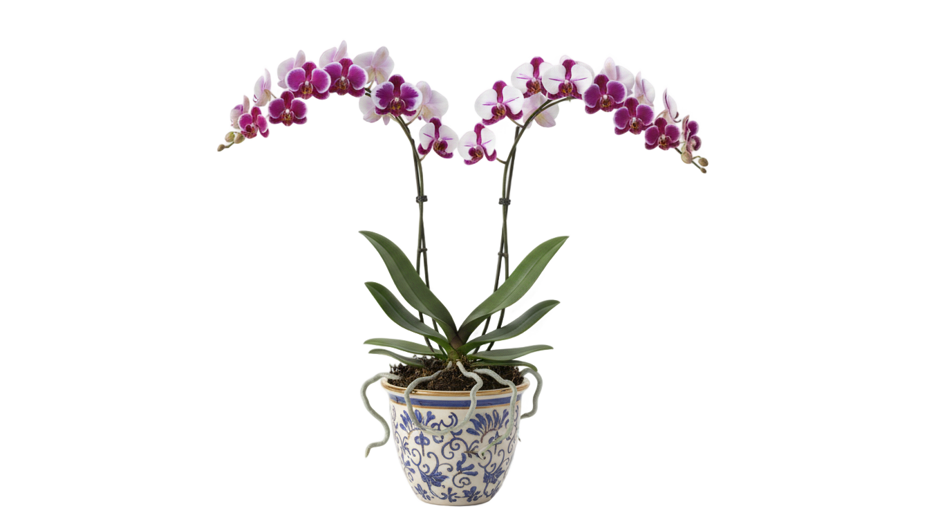 orchid pot png PNG transparent background