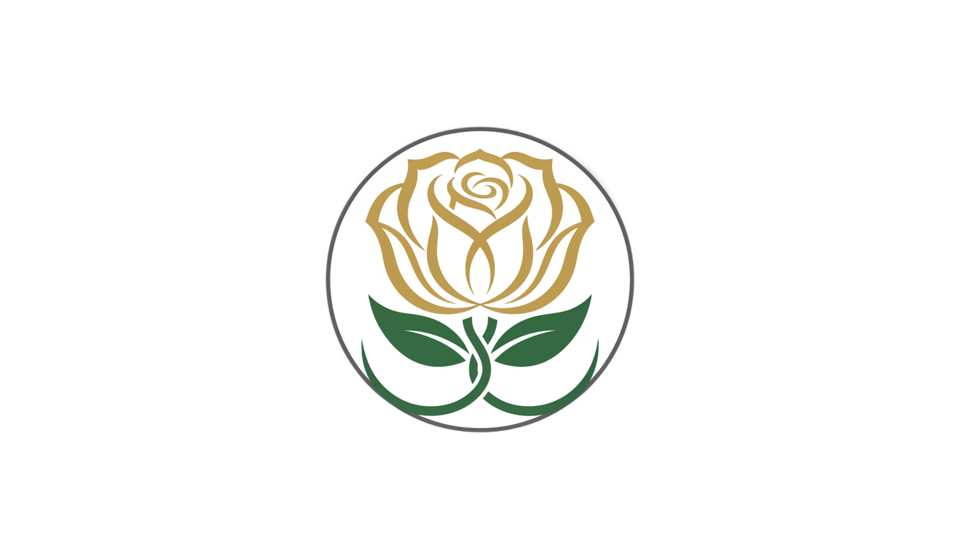 rose logo png PNG transparent background