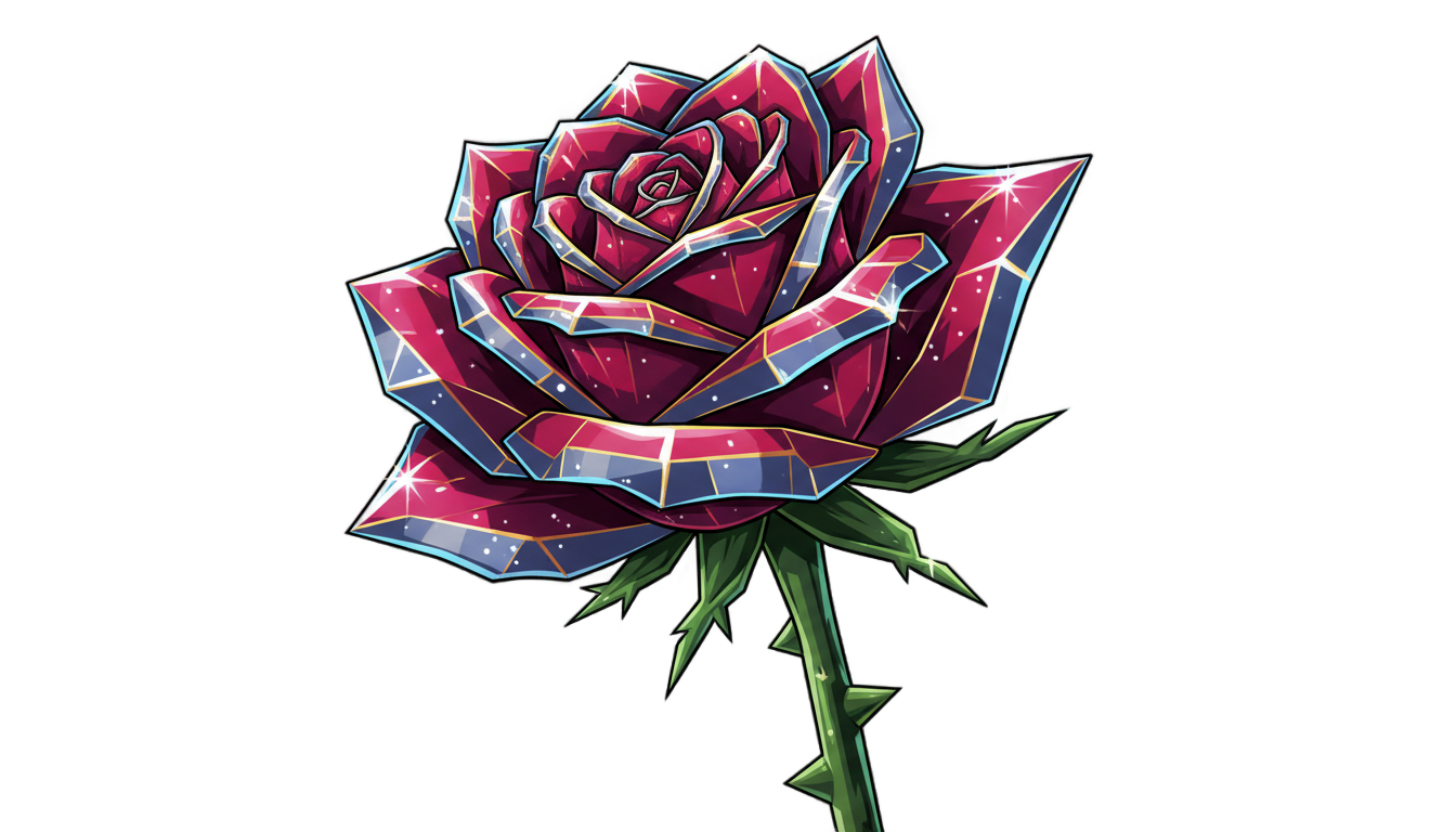 anime rose png PNG transparent background
