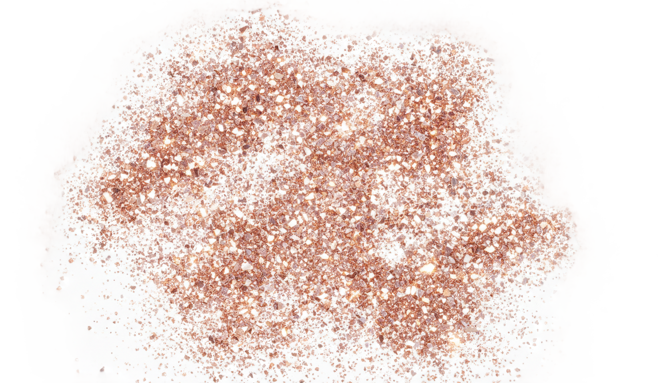 rose gold glitter png PNG transparent background