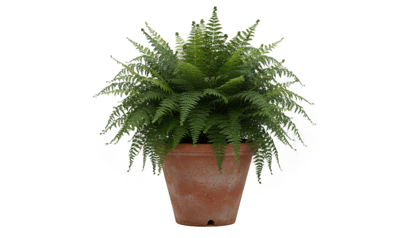 potted fern png PNG transparent background