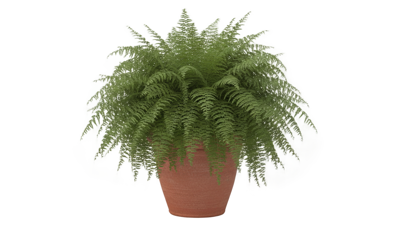 potted fern png PNG transparent background
