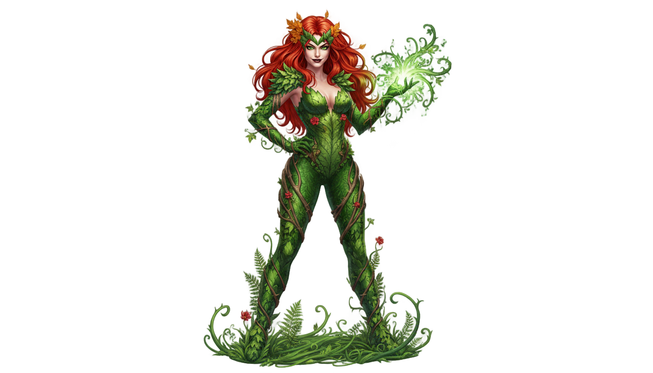 poison ivy dc png PNG transparent background