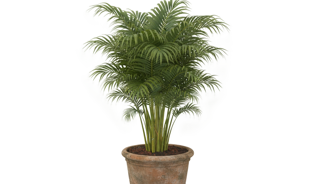 palm tree in pot png PNG transparent background