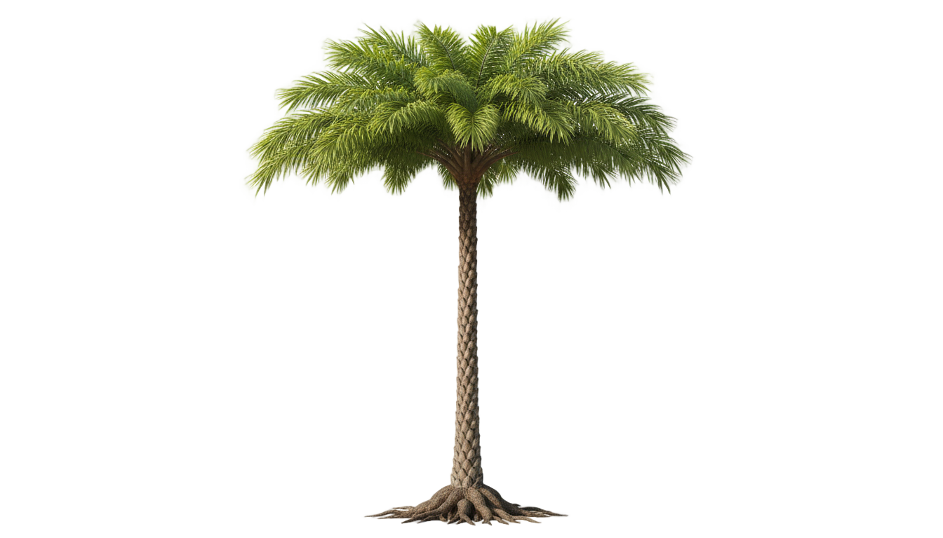 palm tree art png PNG transparent background